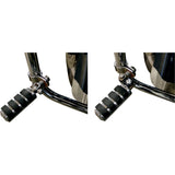 LA CHOPPERS 1620-1133 LA-7202-00B Footpeg Relocation Clevis - Footpeg Relocator - Black