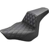 Saddlemen Step-Up Seat — Front Lattice Stitch Black Fxsb - 813-27-172 For Harley Breakout 2013-2017
