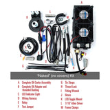 Ultracool 3.0 Side Mount Oil Cooler With Fan Kit For Sportster Naked Black Sportster - SMSP-2N For Harley Sportster 2004-2022