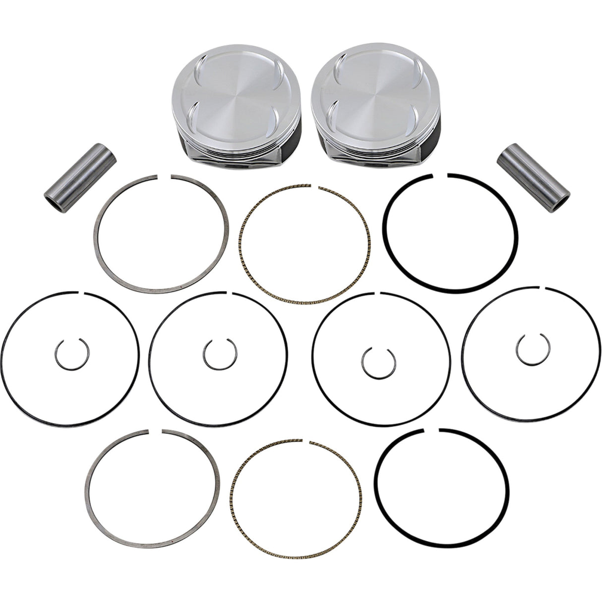 JE Pistons Piston Kit 4.25" Bore +0.313" Oversize 107" M8 - 370246 For Harley Motorcycles 2017-2024