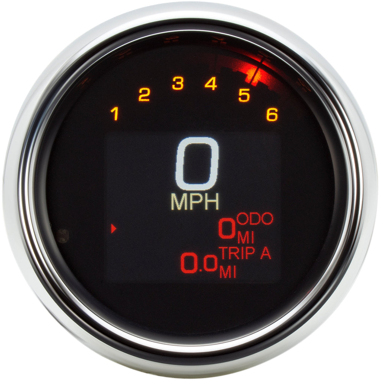 Dakota Digital MLX 3000 Series Gauge Chrome Bezel 3-3/8" - MLX-3000 For Harley 1995-2003