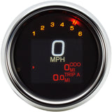 Dakota Digital MLX 3000 Series Gauge Chrome Bezel 3-3/8" - MLX-3004 For Harley 2004-2013