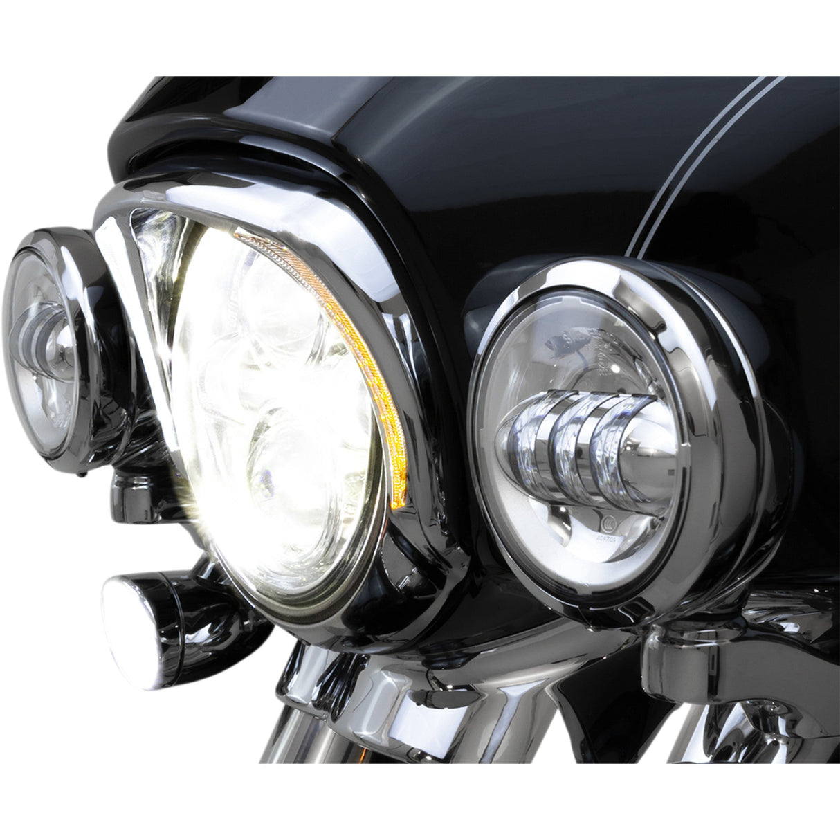 CIRO 2040-2762 45205 Fang® Headlight Bezel - Chrome