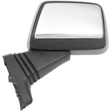 EMGO 2087052 20-87052 OEM-Style Replacement Mirror Mirror - Side View - Rectangle - Black - Left