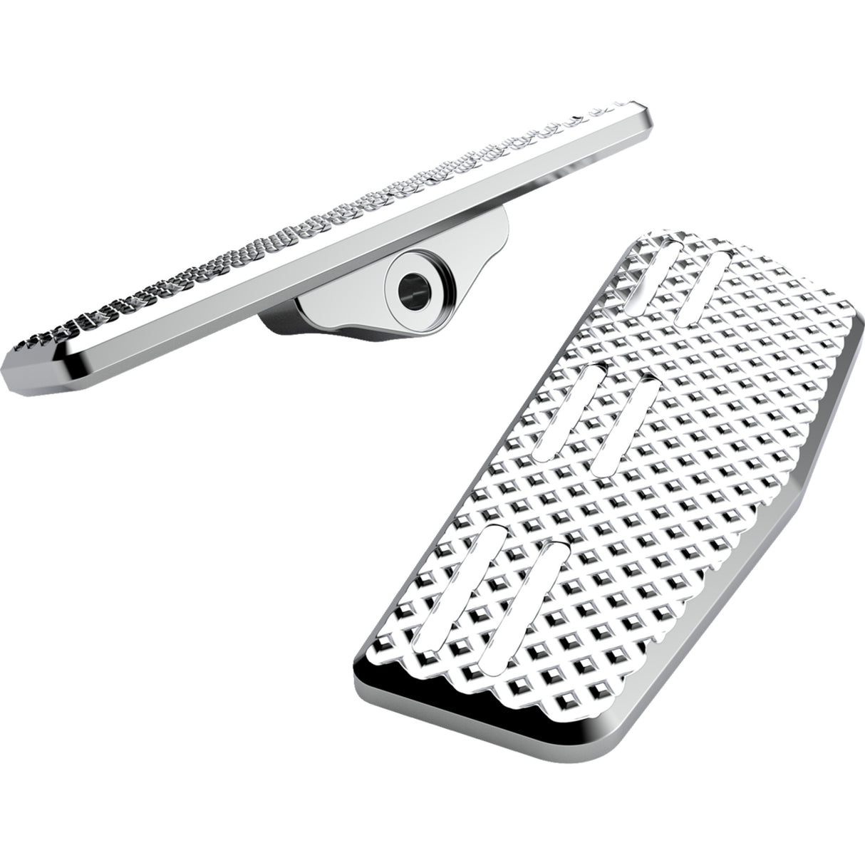 LA CHOPPERS 1621-1196 LA-P101-01C Mini Floorboards front - chrome