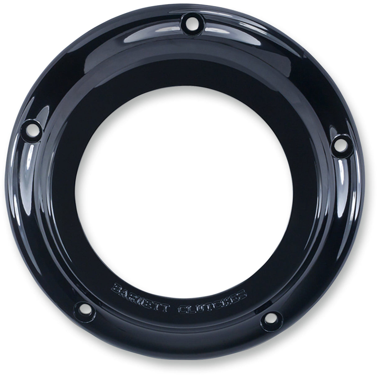 BARNETT 1107-0541 343-30-44015 Scorpion Derby Cover - Black/Clear - '15-'22 Big Twin - For Narrow Primary
