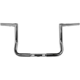 LA Choppers 1-1/4" Twin Peaks Touring Handlebar 10" Chrome - LA-7361-10 For Harley Touring 1996-2022