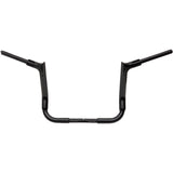 FAT Baggers INC. 1-1/2" EZ Install Pointed Top Handlebar 12" Black - 805012-B For Harley Touring 2006-2020