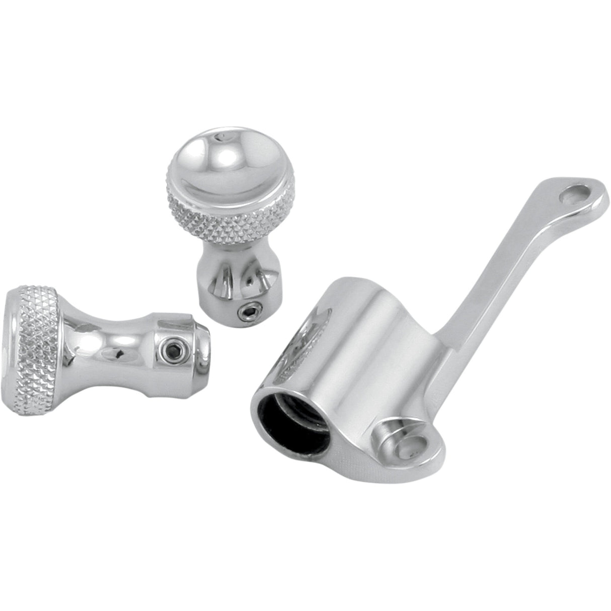 TODD'S CYCLE 1050-0184 TMK-2 Mikuni Enrichener Cable Relocation Bracket Kit with Knobs Enrichener Cable Relocation Bracket Kit with Knobs - Mikuni - Raw
