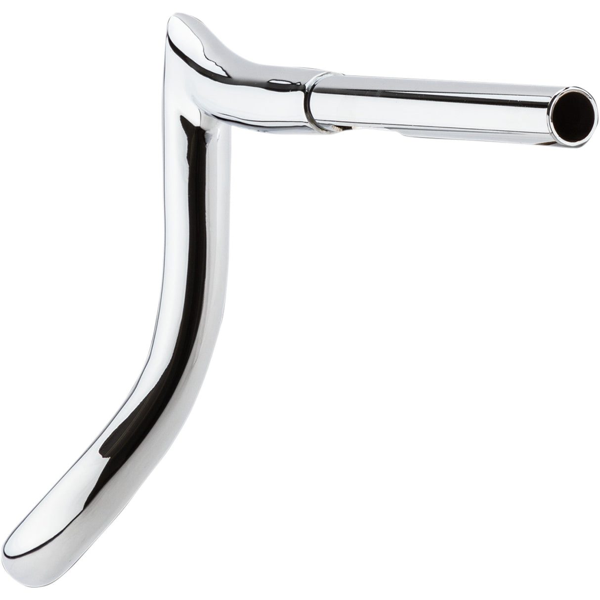 LA Choppers 1-1/4" Prime Ape Bagger Handlebar 10" Chrome - LA-7352-10 For Harley Touring 1999-2022
