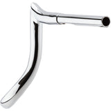 LA Choppers 1-1/4" Prime Ape Bagger Handlebar 10" Chrome - LA-7352-10 For Harley Touring 1999-2022