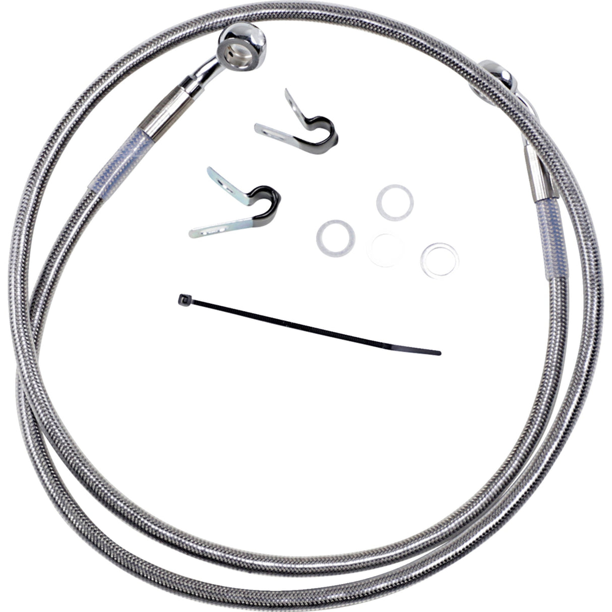 DRAG SPECIALTIES Extended Length Brake Line Kit Front - XL