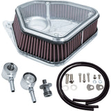 Alloy Art Boom Box 1.8" Height Version Air Cleaner - 1.8M8P For Harley Motorcycles 2017-2023