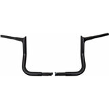 FAT Baggers INC. 1-1/4" EZ Install Pointed Top Handlebar 10" Black - 945010-B For Harley Street Glide 2023-2026
