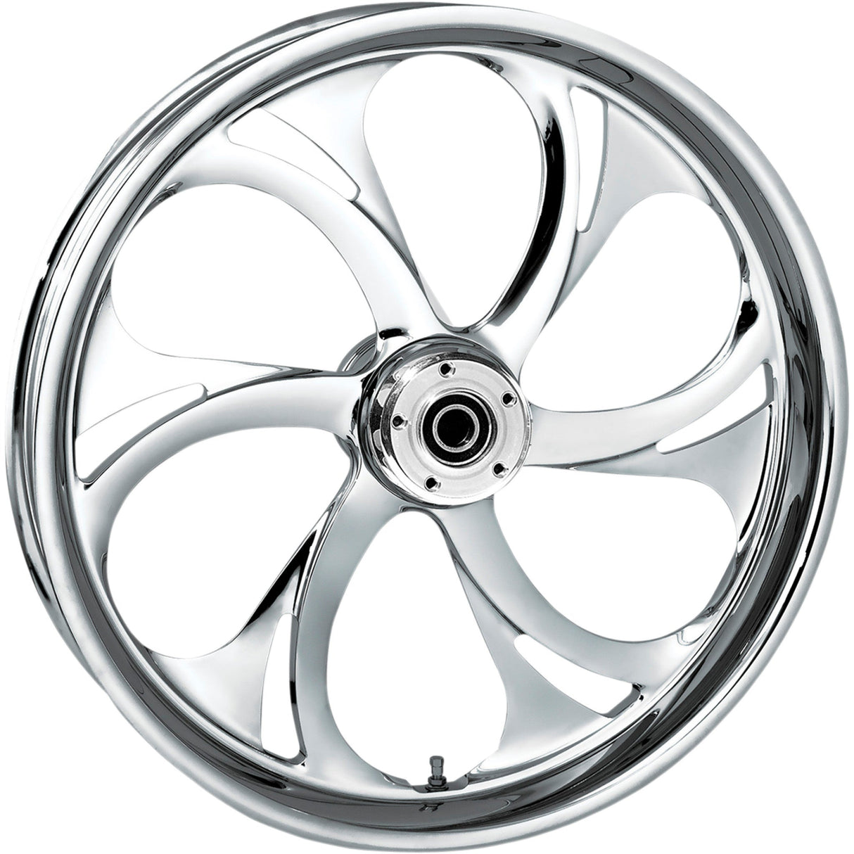 RC COMPONENTS 0202-1863 17625-9210A105C One-Piece Forged Aluminum Wheel — Recoil - Rear - Single Disc/with ABS - Chrome - 17x6.25 - '09-'23 FL
