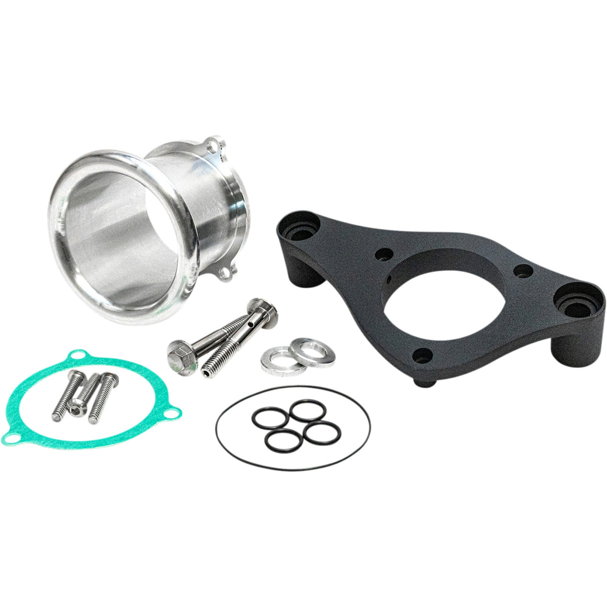 FEULING OIL PUMP CORP. 1010-2831 5401 3" Velocity Stack with Backing Plate Kit - Black
