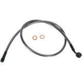 MAGNUM SHIELDING 1741-3720 AS47936 Alternate Length Designer Series ABS-Specific Front Brake Line Kit - 7/16"-35° - 36" - Black Pearl