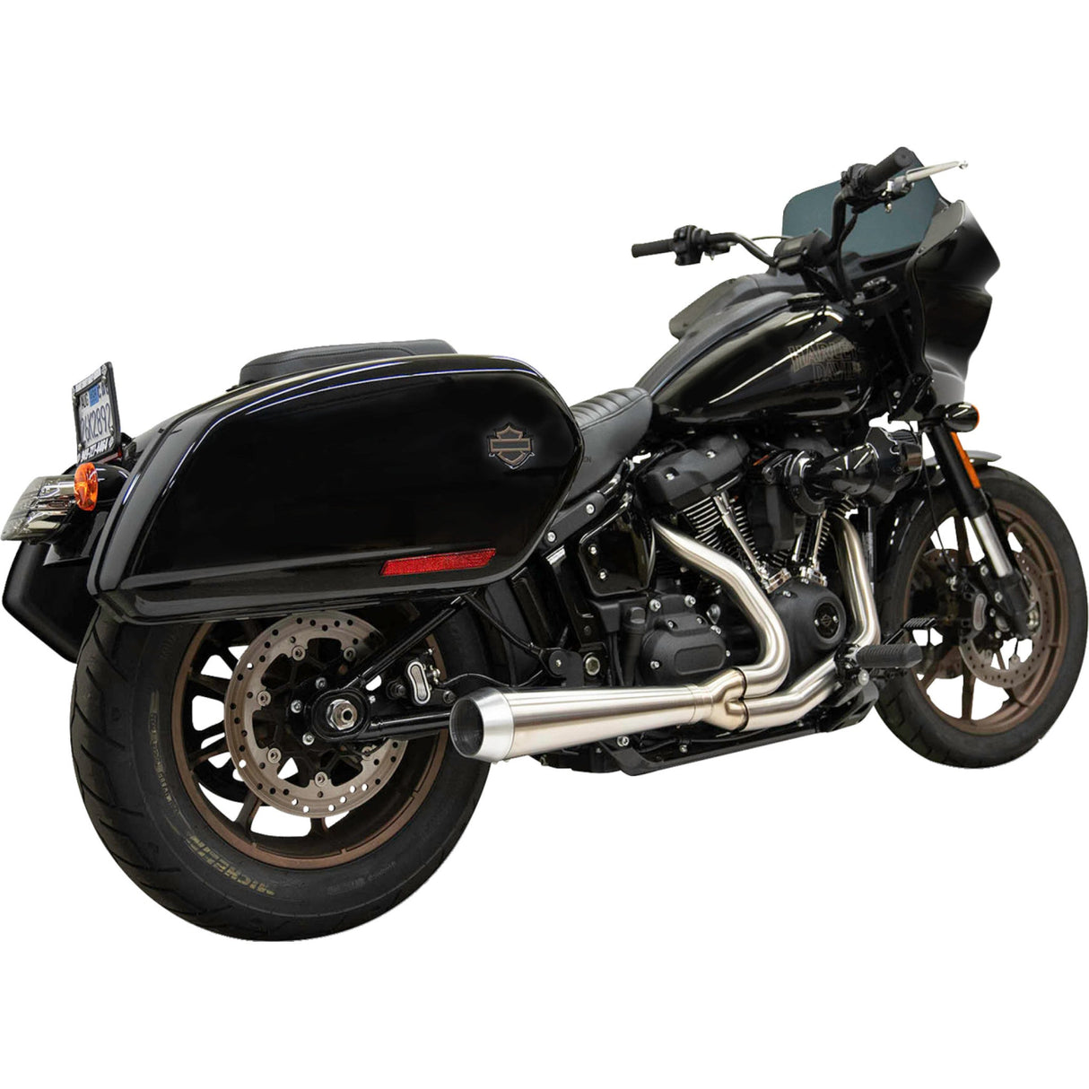 Bassani Xhaust 2-Into-1 Road Rage Exhaust System Stainless - 1S81SS For Harley Softail 2018-2024