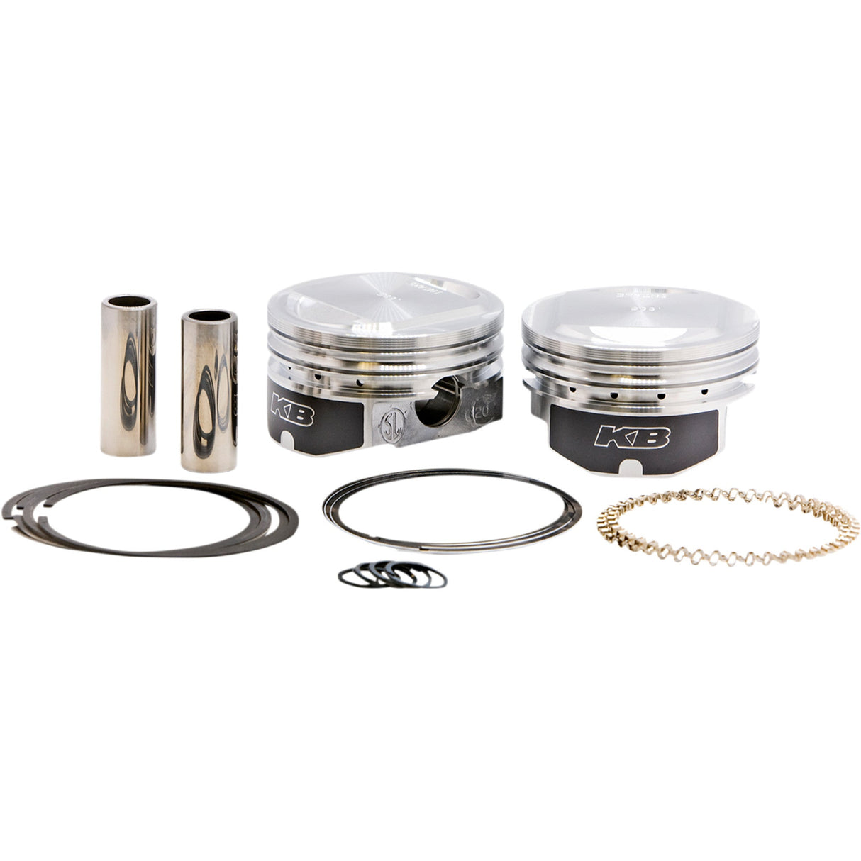 KB Performance Hypereutectic Piston Kit 3.750" Standard 8.8:1 CR 88" Twin Cam - KB425C.STD For Harley Motorcycles 1999-2006