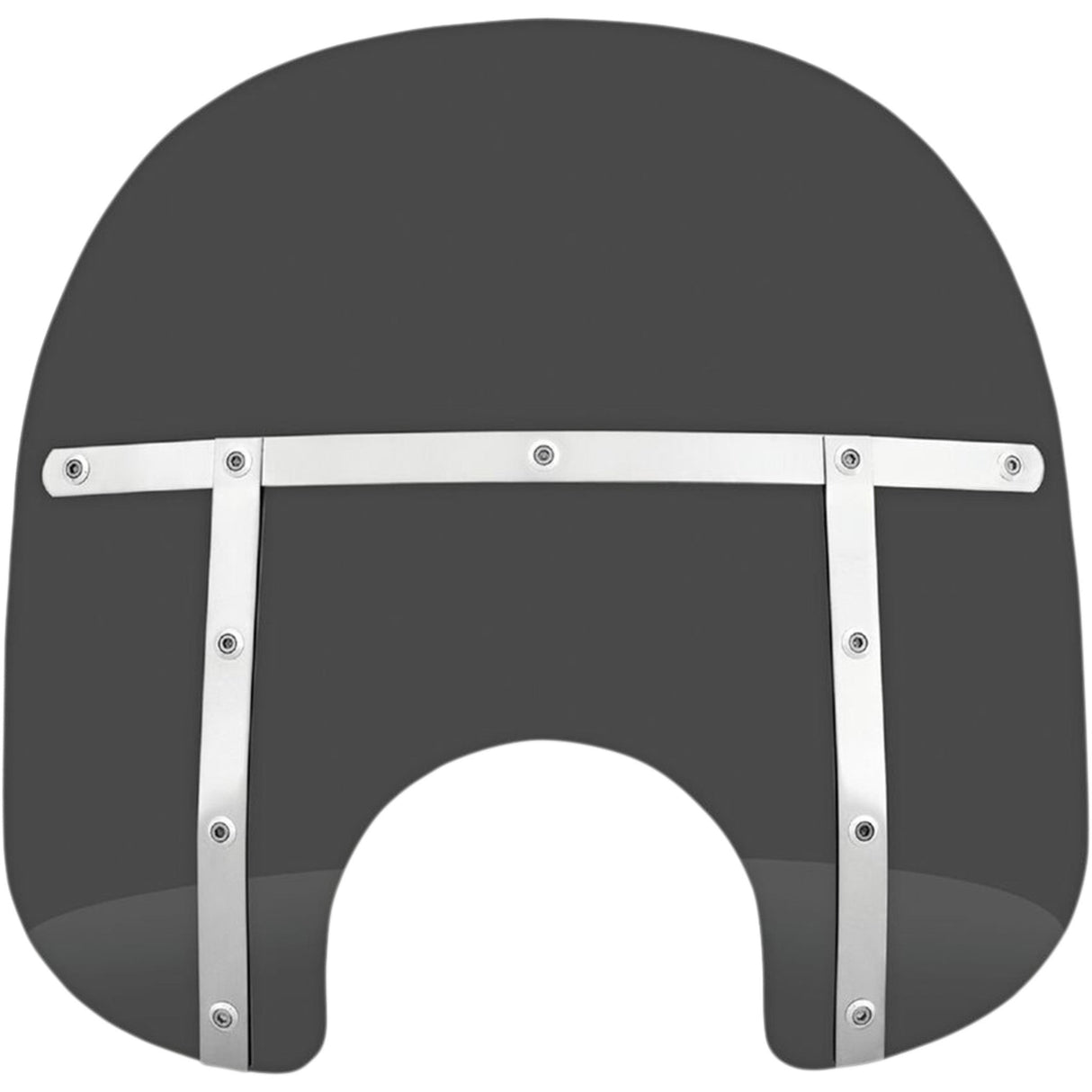 MEMPHIS SHADES 2313-0266 MEM31210 Memphis Fats Windshield Fats Windshield - 15" - Headlight - Dark Black Smoke