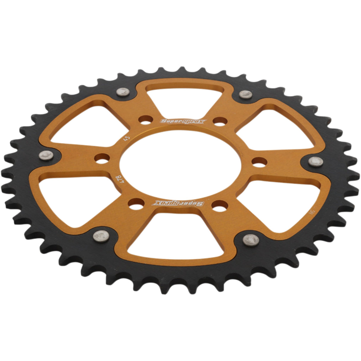 SUPERSPROX 1210-2004 RST-478-45-GLD Stealth Rear Sprocket 45 tooth - gold - kawasaki