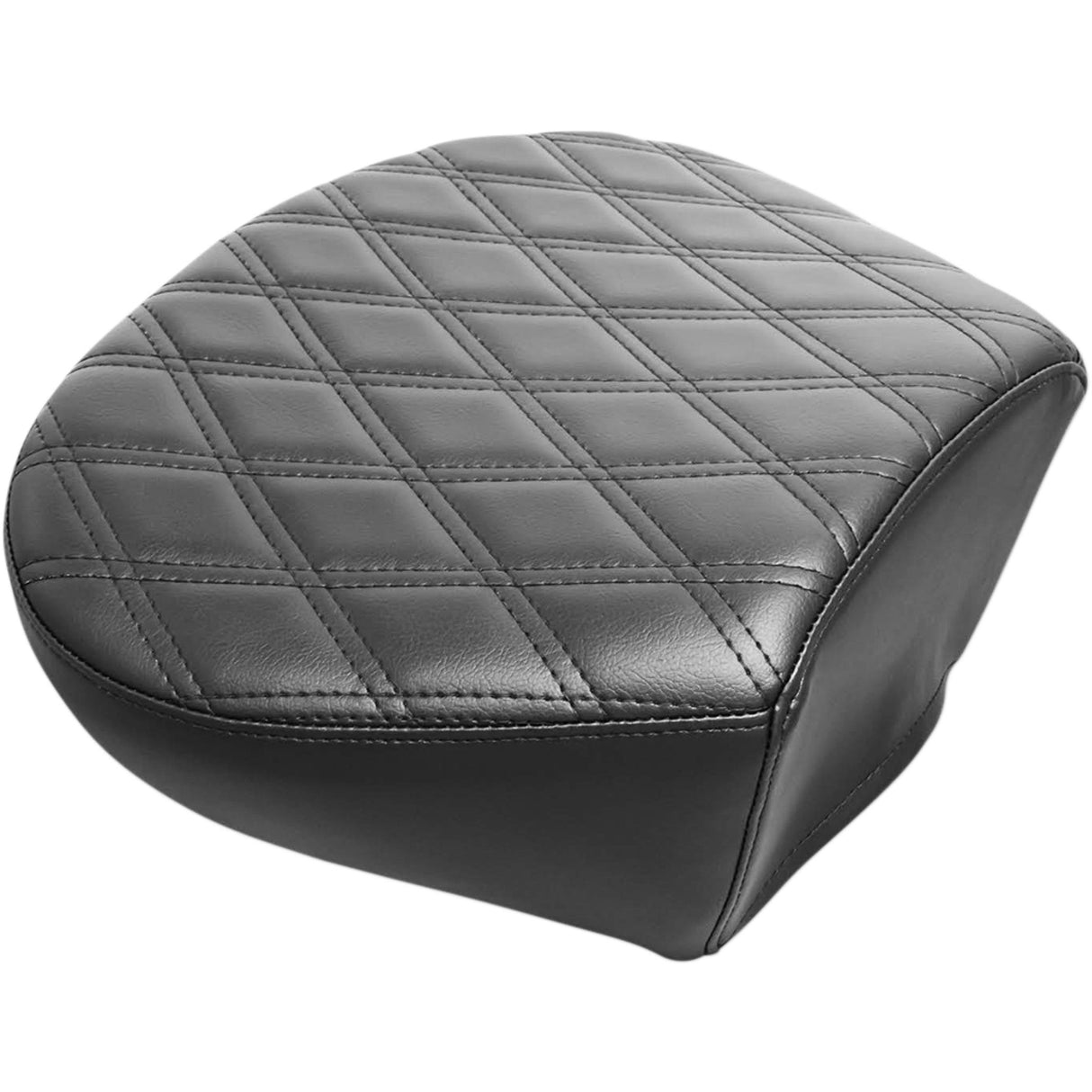 LePera Monterey Sport Pillion Pad Double Diamond Black - LK-647SPDD For Harley Touring 2008-2023
