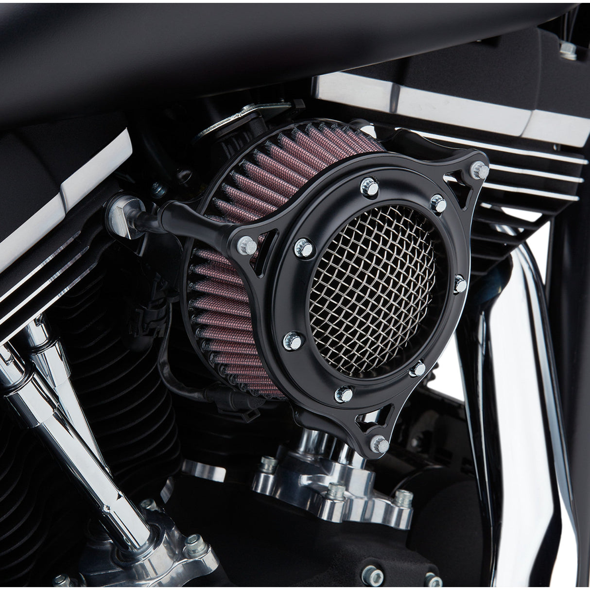 Cobra RPT Venturi Air Intake - 606-0100-05B-SB For Harley Motorcycles 2008-2017