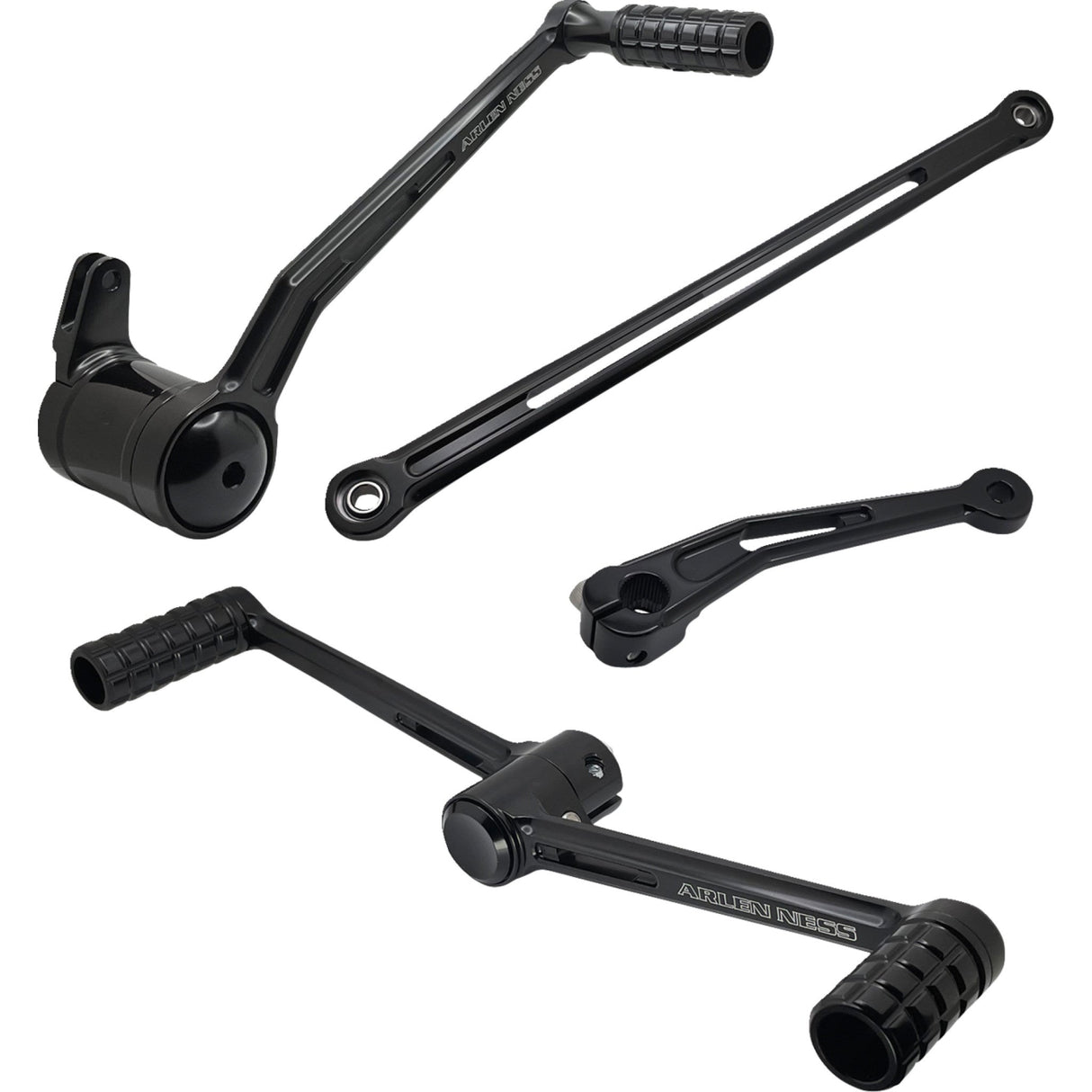 Arlen Ness Deep Cut Foot Control Kits Black - 420-106 For Harley Touring 1999-2026