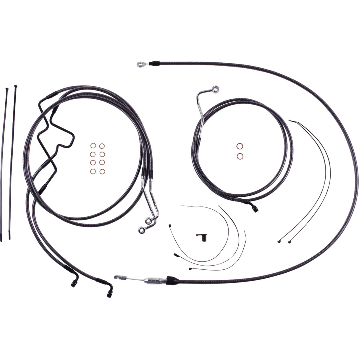 MAGNUM SHIELDING 0610-2424 7871218 KARBONFIBR Designer Handlebar Installation Kit 8" - '21-'23 fltr