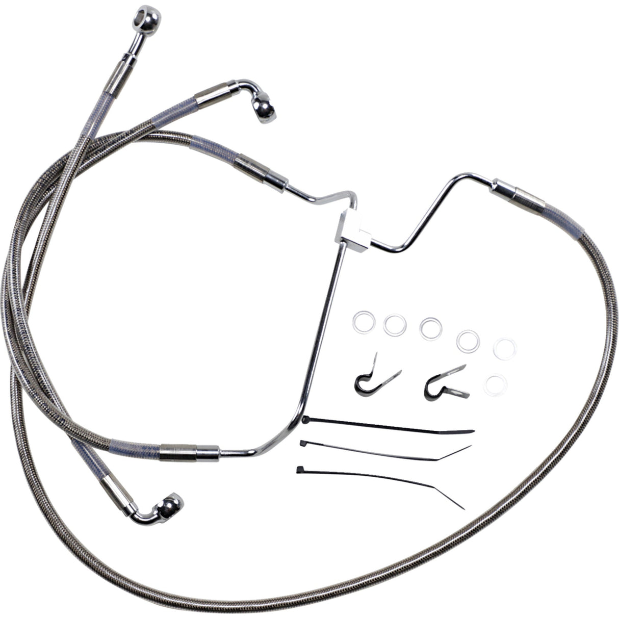 DRAG SPECIALTIES Extended Length Brake Line Kit