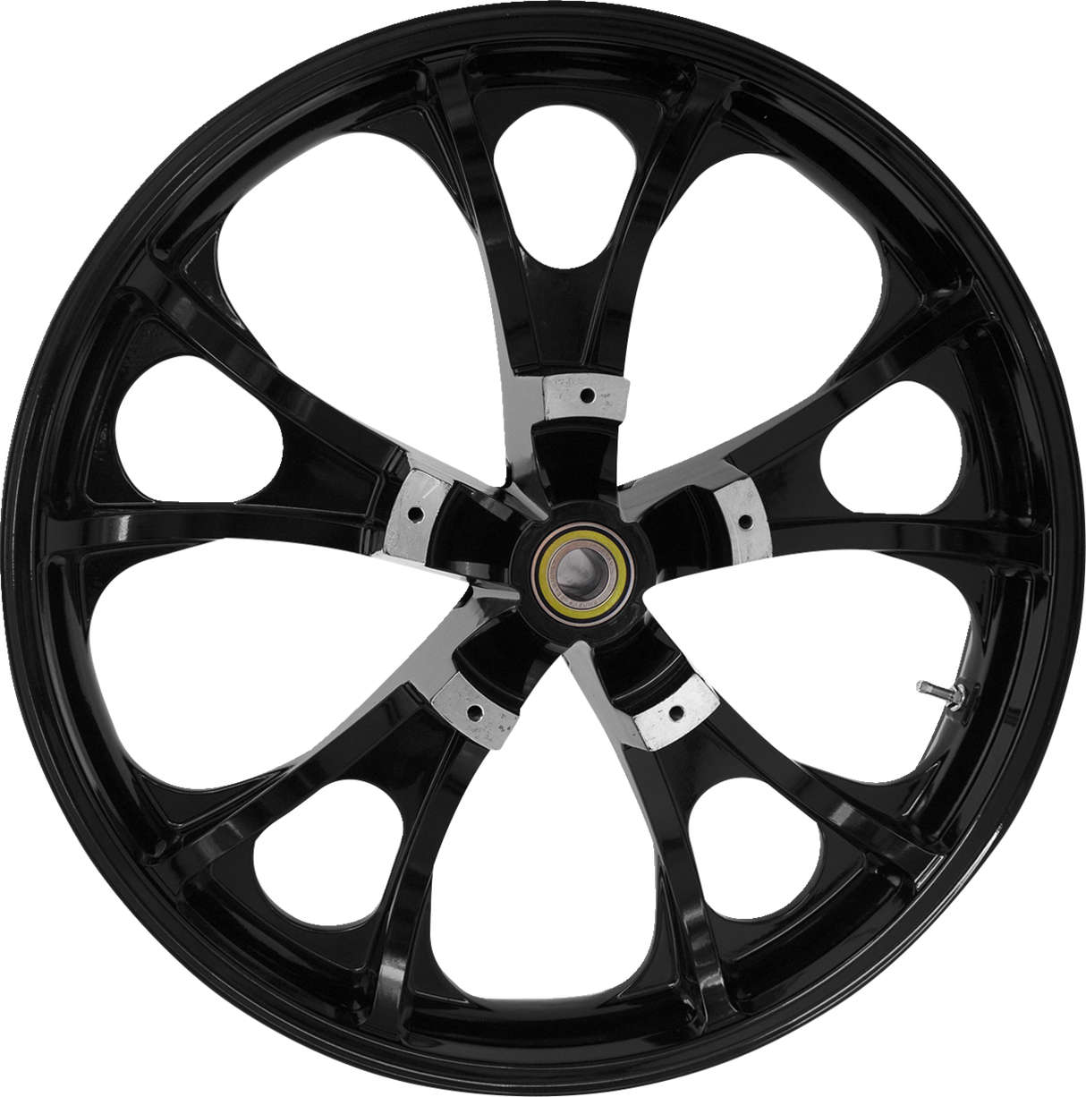 Wheel - Largo 3D - Front - Dual Disc/without ABS - Black - 0201-2448