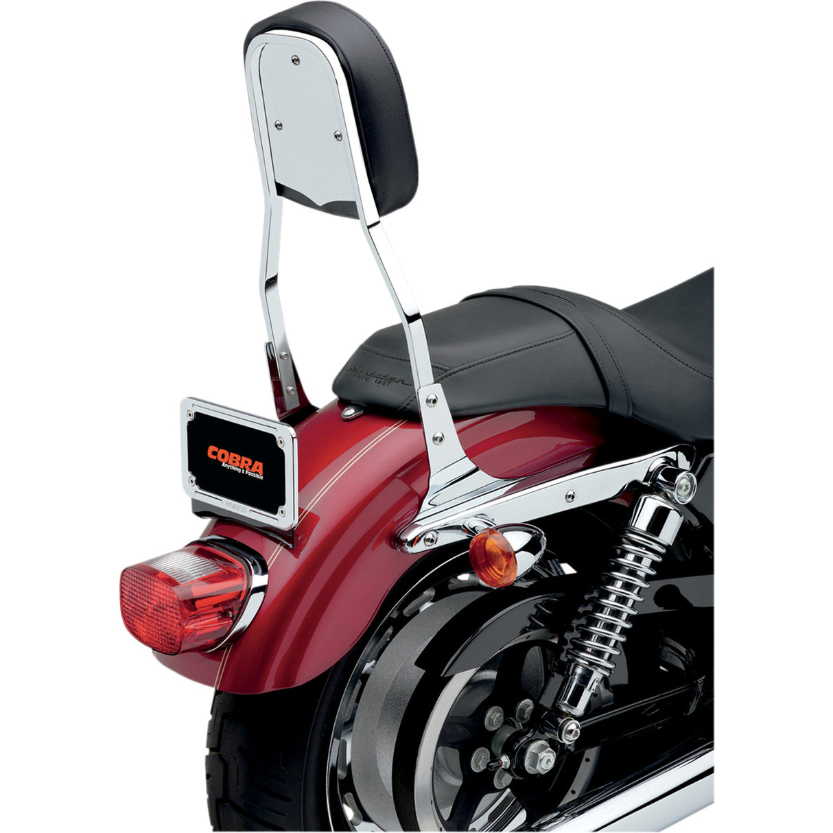 Cobra Square Sissy Bar Flstf - 602-1151 For Harley Softail 2006-2017