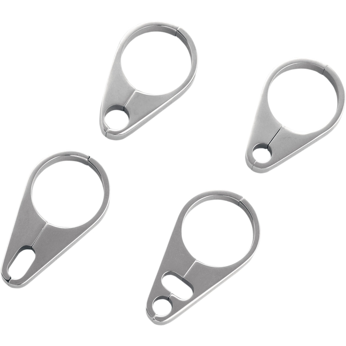 WILD 1 0658-0019 WO831 Billet Cable and Brake Line Guide Cable Guide - 1-1/4" - Throttle/Brake - Chrome