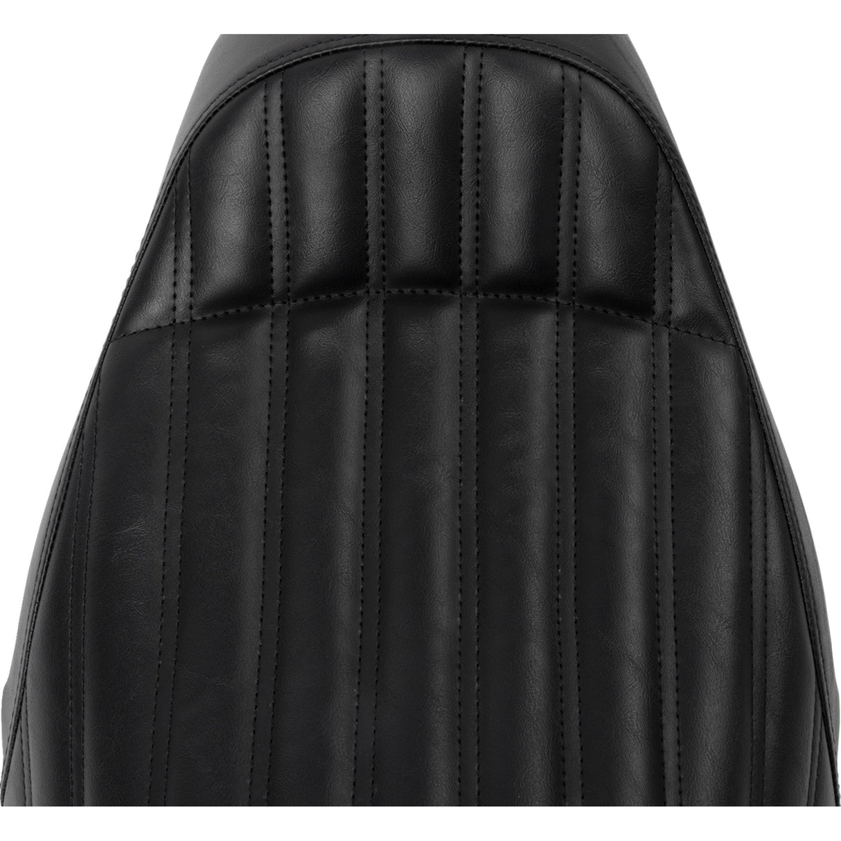 Saddlemen Knuckle Solo Seat Ribbed Black - 808-07B-0023 For Harley Touring 2008-2025