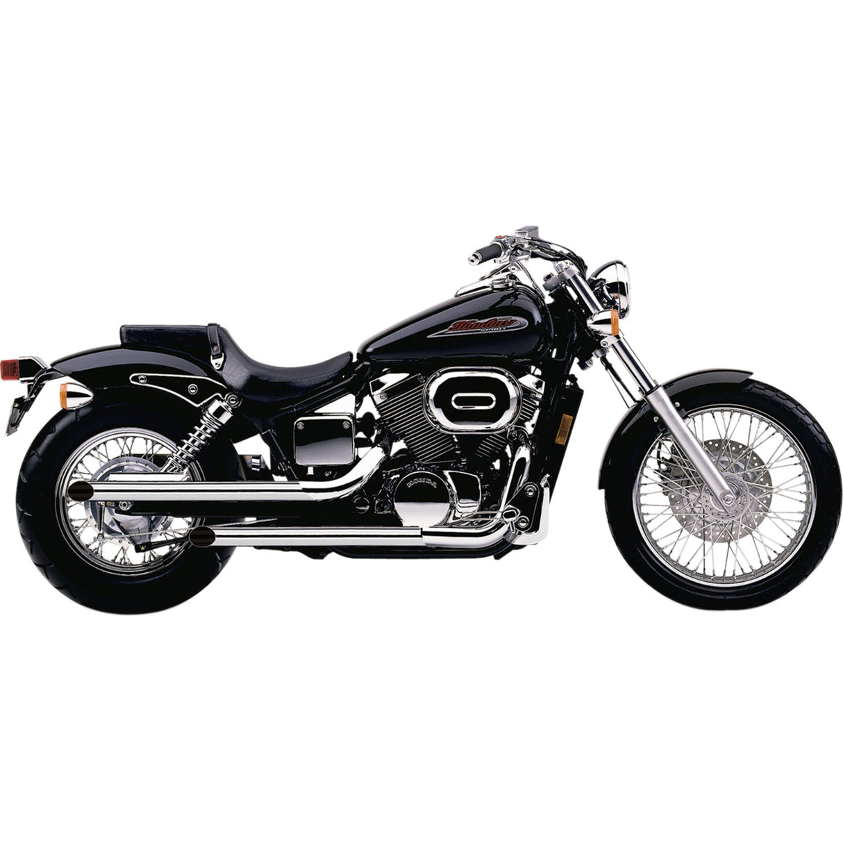 Cobra Drag Pipes 2-Into-2 Exhaust System - 1274 Honda VT750DC Shadow Spirit 2001-2003