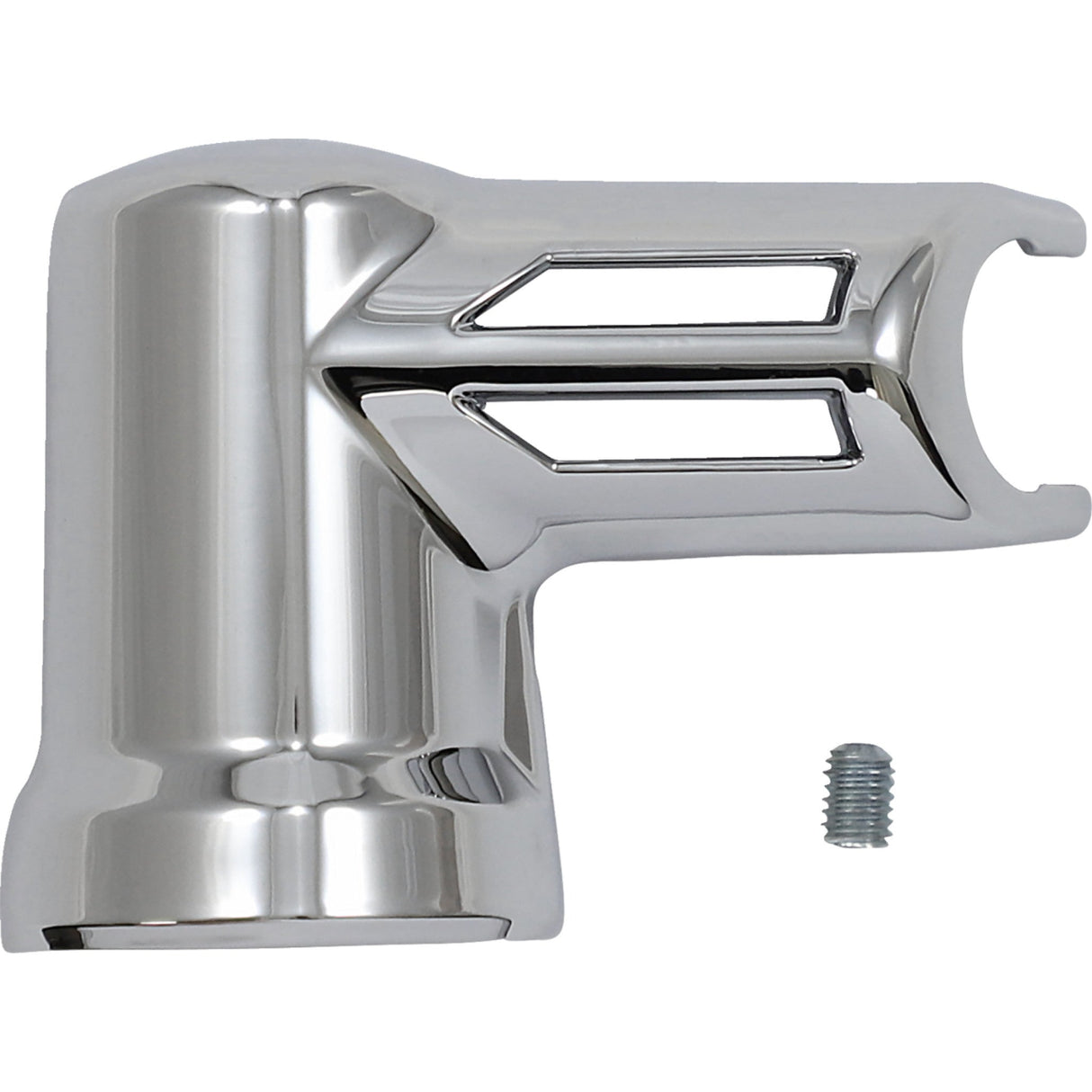Ciro Fuel Line Fitting Cover Chrome Touring Trike - 73025 For Harley Motorcycles 1957-2026