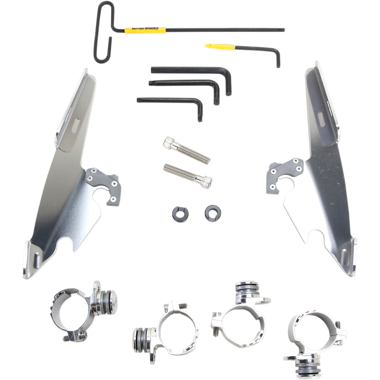 Memphis Shades Batwing Fairing Trigger-Lock Mounting Kit Polished XL48 - MEK2009 For Harley Sportster Forty-Eight 2010-2019