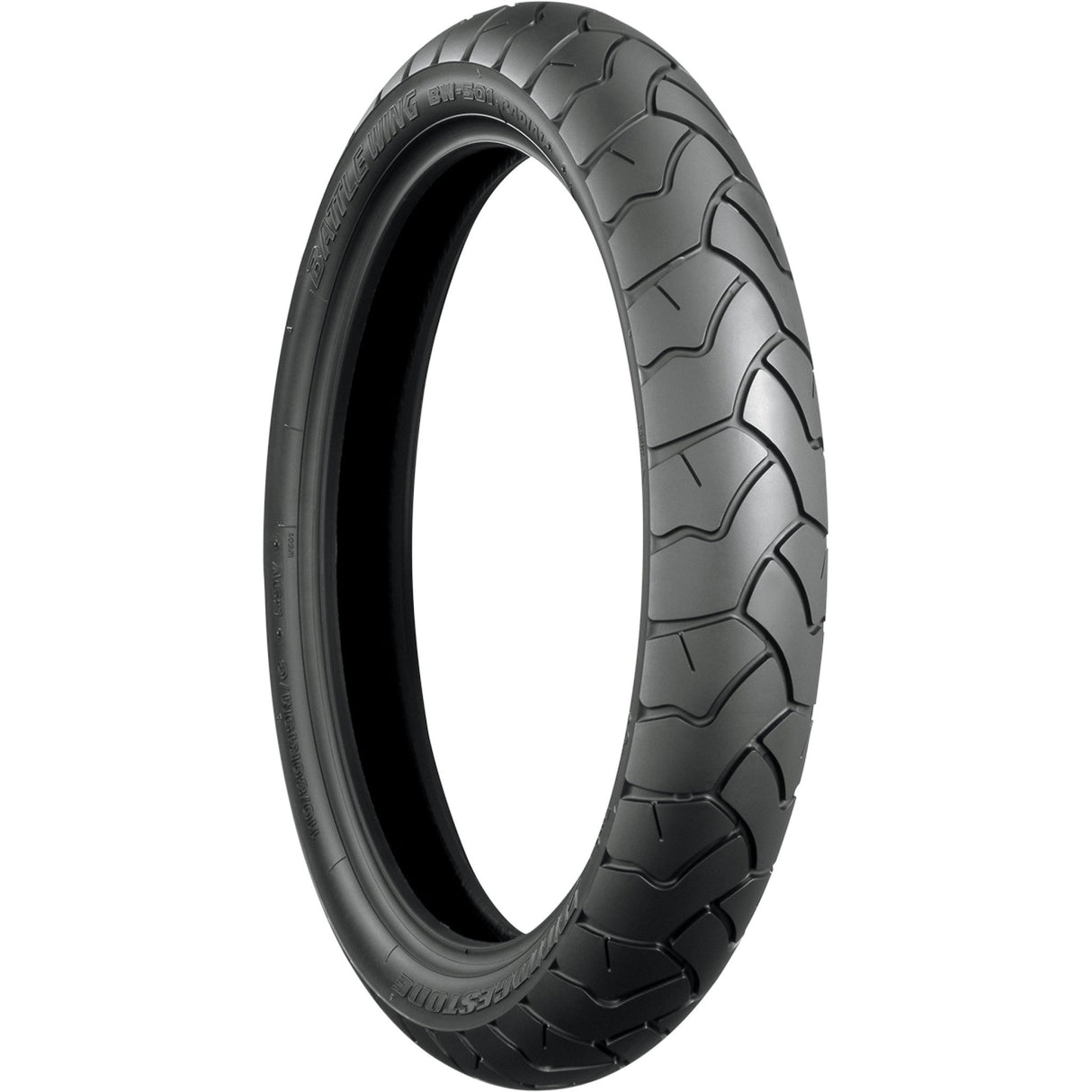 BRIDGESTONE 0316-0047 133017 Battle Wing BW501 Tire Tire - Battle Wing BW501 - Front - 90/90-21 - 54V