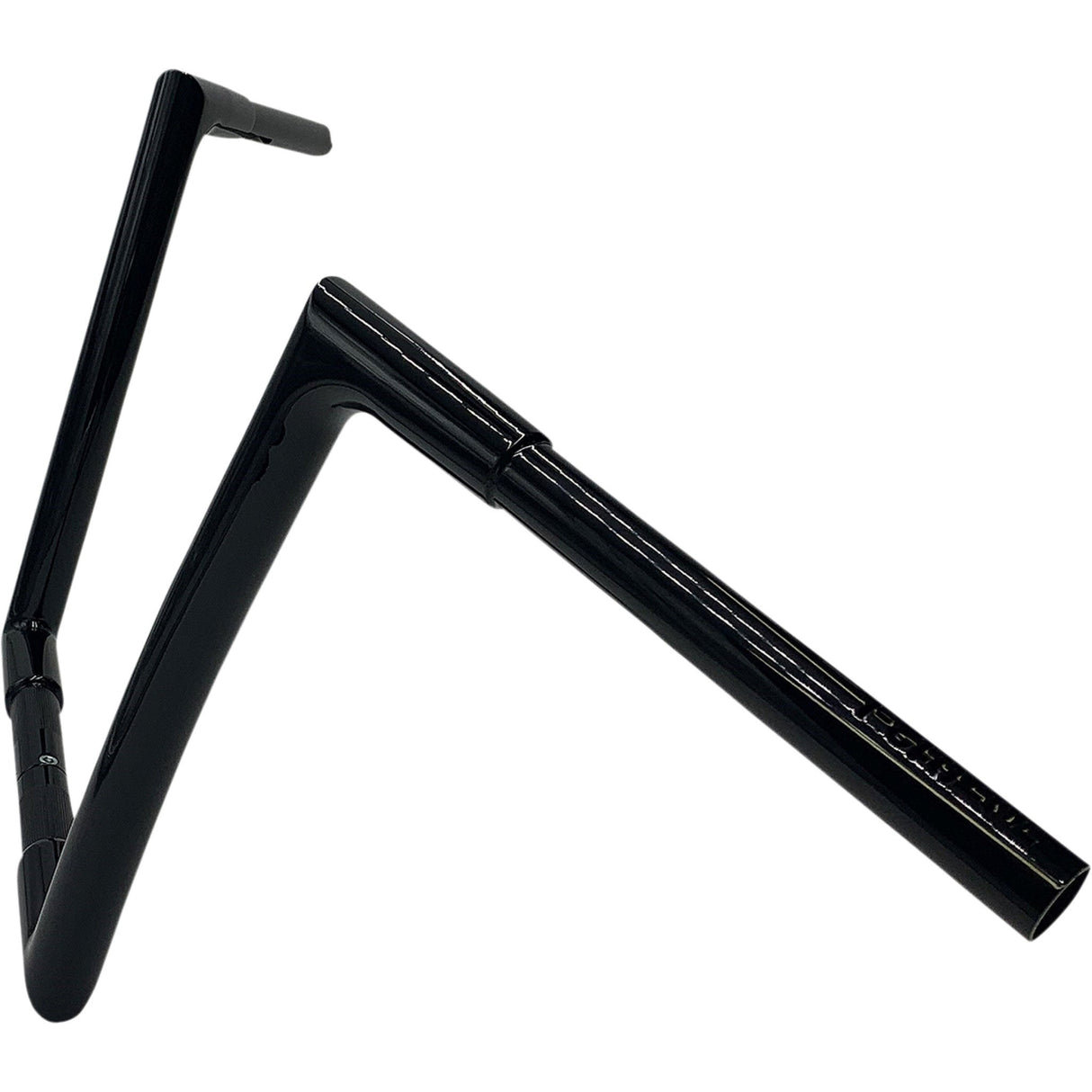 FAT Baggers INC. 1-1/4" EZ Install Flat Top Handlebar 12" Black - 707012-B For Harley Motorcycles 1986-2023