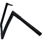 FAT Baggers INC. 1-1/4" EZ Install Flat Top Handlebar 12" Black - 707012-B For Harley Motorcycles 1986-2023