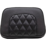 MUSTANG 0822-0523 88206 Squareback Sissy Bar Pad black - diamond stitch - chief '22-'23