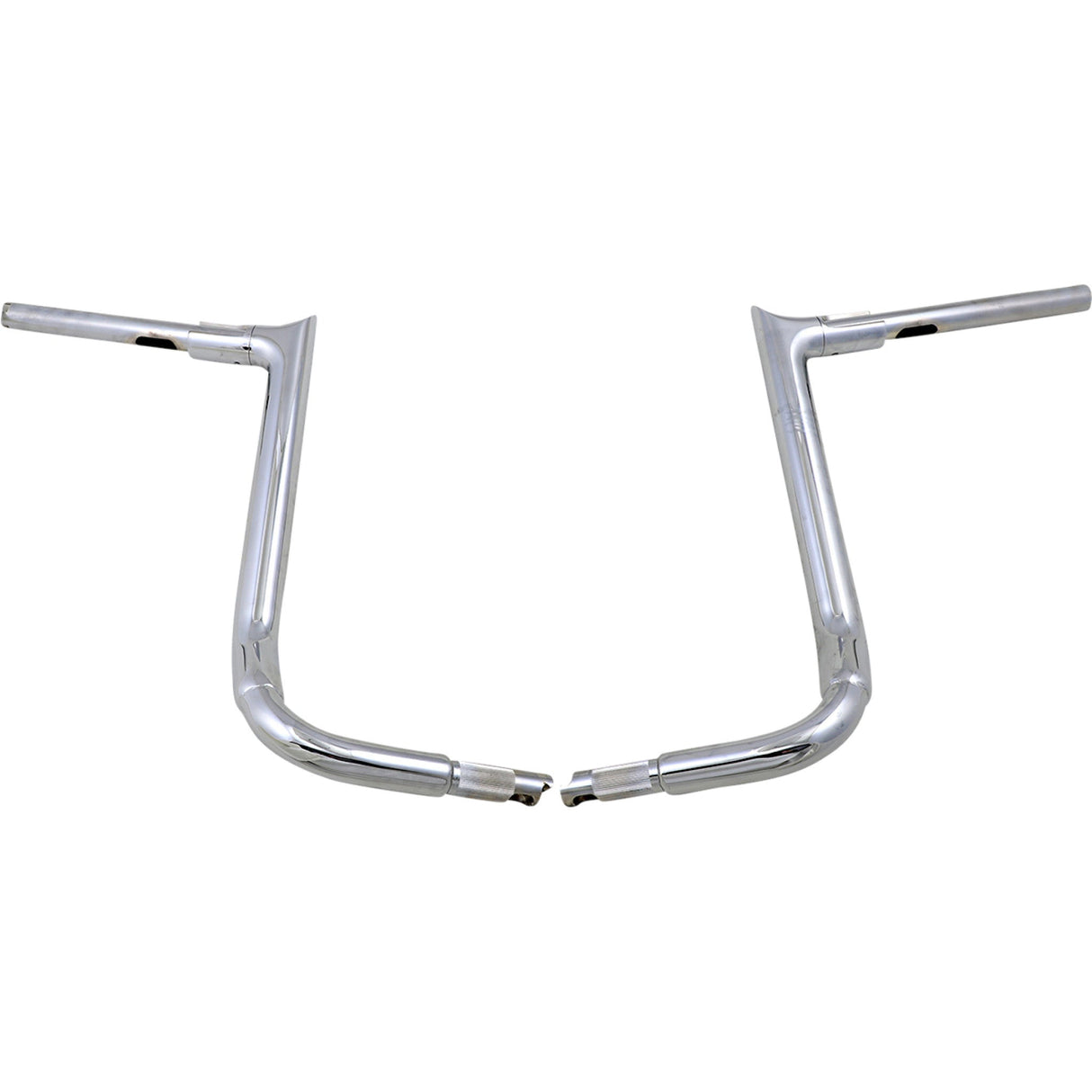 FAT Baggers INC. 1-1/2" EZ Install Pointed Top Handlebar 16" Chrome - 805016 For Harley Touring 2006-2020