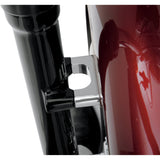 Klock Werks Tire Hugger Front Fender Mounting Block For 21" Wheels Chrome - KWFS-02-0106-C For Harley 1984-2013