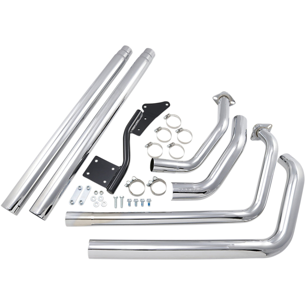 Cobra Lo-Boy 2-Into-2 Exhaust System - 1971 Honda VT750C Shadow 1998-2003