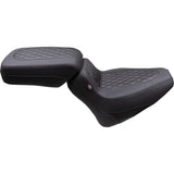 Mustang Squareback Solo Seat Solo Black Diamond Stitch - 88201 For Indian 2022-2024