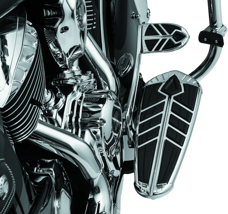 Kuryakyn 5654 Spear Brake Pedal Pad For 14-23 Indian Models Chrome