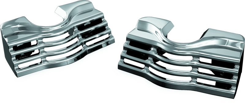 Kuryakyn Slotted Head Bolt Covers Chrome - 7260 For Harley Touring 1999-2016