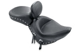 Mustang Motorcycle 79486 Mustang 00-15 Harley Softail Standard Rear Tire Wide Touring Recessed Passenger Seat W/studs - Black
