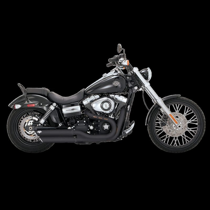 Vance And Hines 46845 Vance & Hines Harley Davidson 08-17 Dyna / Fatbob/ Wide Glide Twin Slash 3in Slip-on Exhaust