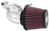 K & N Engineering 96 103 Bright Aircharger Performance Intake - 63-1131P For Harley Touring 2008-2016